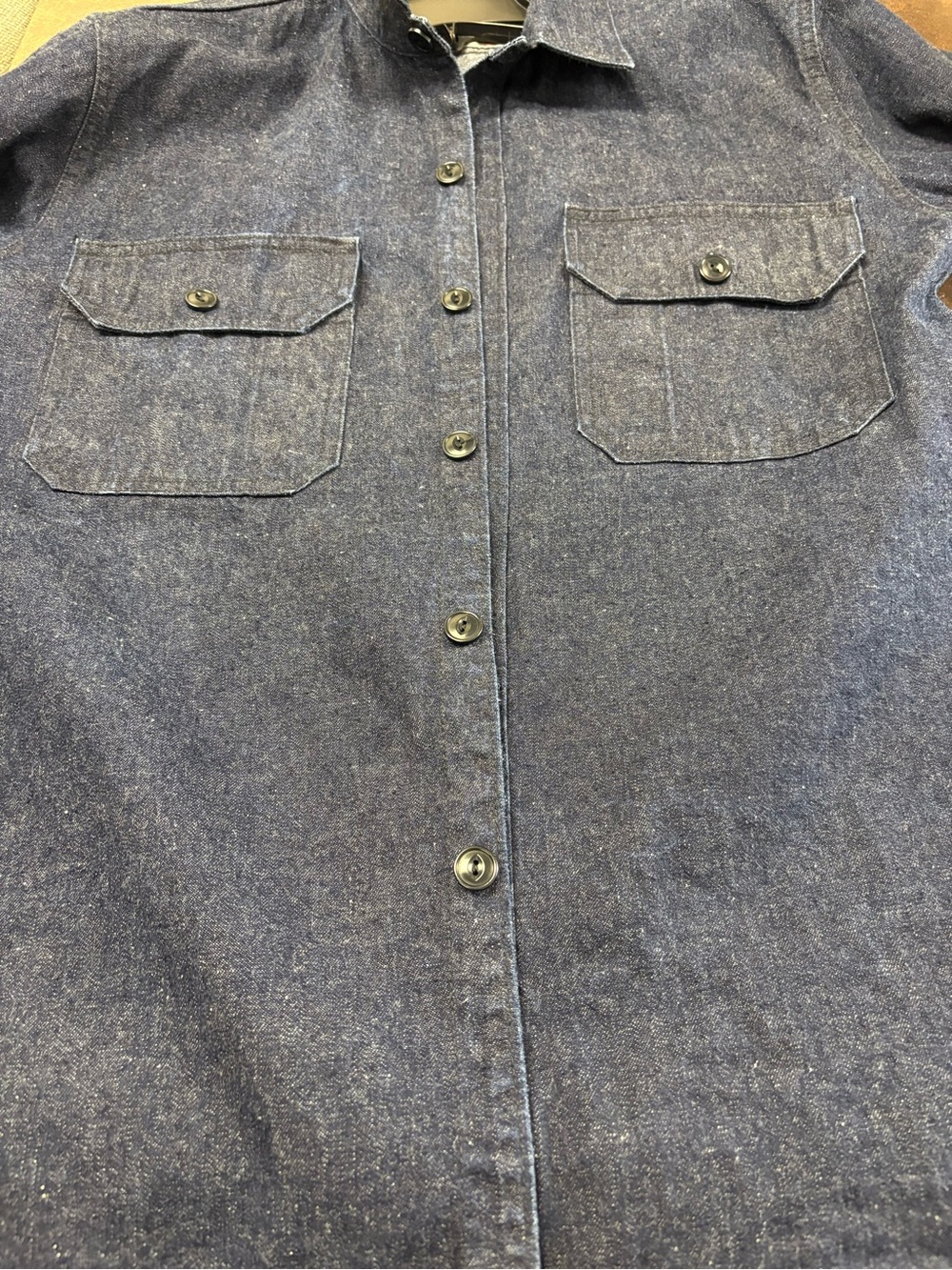 Mister freedom Men's Navy Button-Down Casual Shirt Jacket - Picture 8 of 9